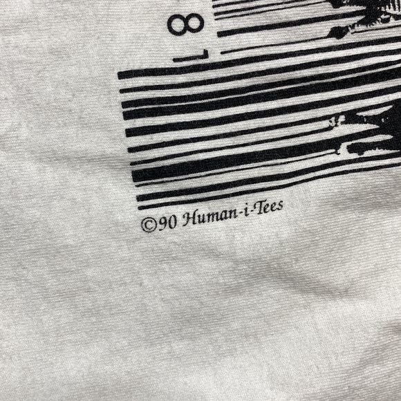 Vintage Anvil Nature Can't Be Restocked Zebra Code 90s Size XL - Picture 4 of 8